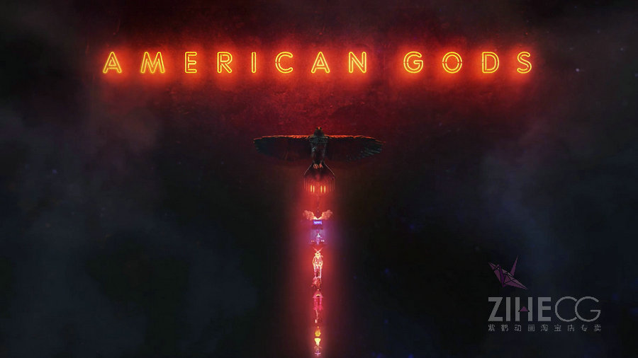 美国众神片头预告片Starz -American Gods- Main Titles